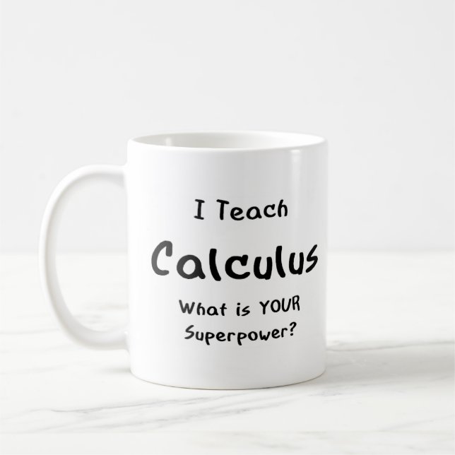 Taza De Café enseñanza de cálculo (Izquierda)