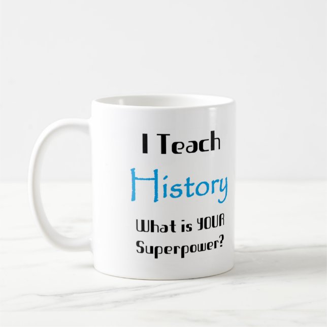 Taza De Café enseñanza de historia (Izquierda)