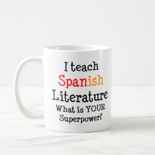 Taza De Café enseñanza de la literatura española