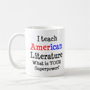 Taza De Café enseñanza de literatura estadounidense