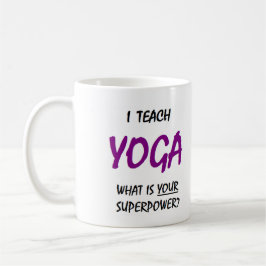 Taza De Café enseñanza de yoga