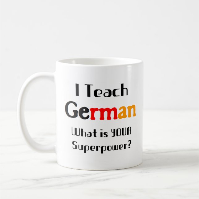 Taza De Café enseñanza en alemania (Izquierda)