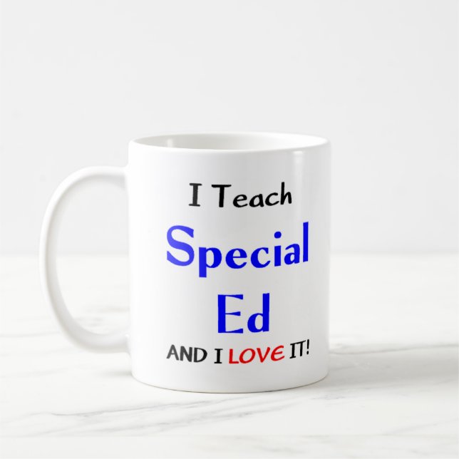Taza De Café enseñanza especial y amor (Izquierda)