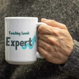 Taza De Café Enseñanza personalizable de nivel experto