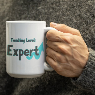 Taza De Café Enseñanza personalizable de nivel experto