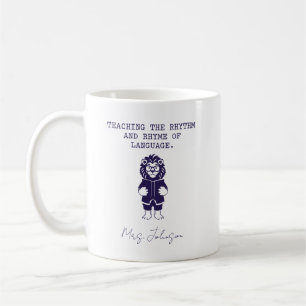 Taza De Café Enseñanza Ritmo Rima del Idioma Inglés
