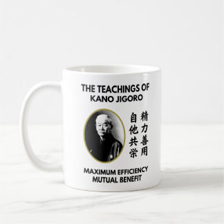 Taza De Café Enseñanzas de judo japonés Jigoro Kano