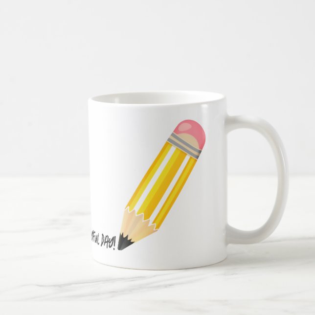 Taza De Café Enseñar a pequeños humanos es un día alegre (Derecha)