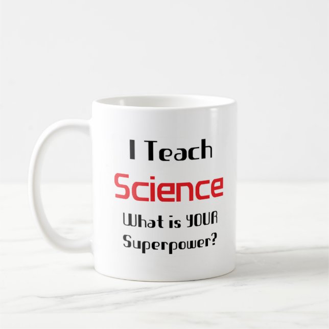 Taza De Café enseñar ciencias (Izquierda)
