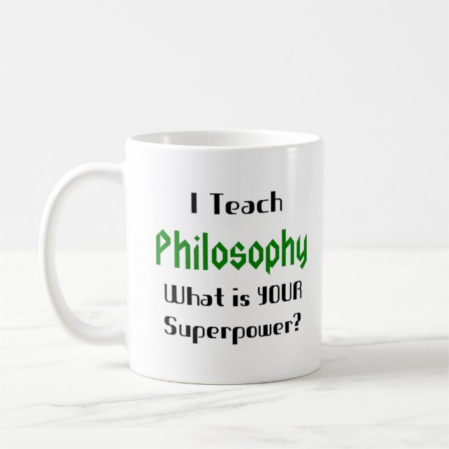 Taza De Café enseñar filosofía (Izquierda)