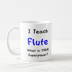 Taza De Café enseñar flauta
