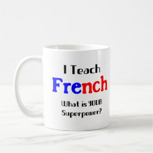 Taza De Café enseñar francés