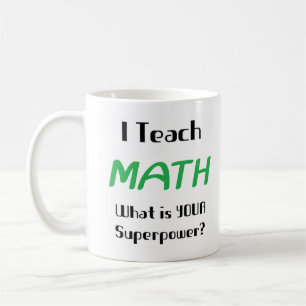 Taza De Café enseñar matemáticas