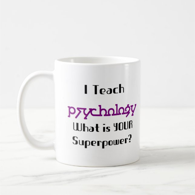 Taza De Café enseñar psicología (Izquierda)
