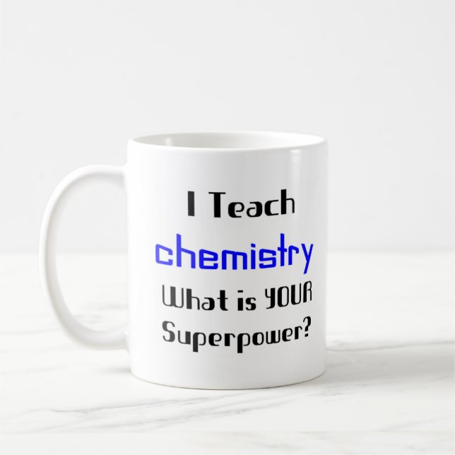 Taza De Café enseñar química (Izquierda)