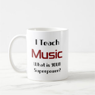 Taza De Café Enseñe a la música