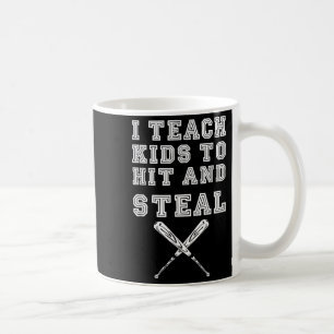 Taza De Café Enseño A Los Niños A Golpear Y Robar - Entrenador