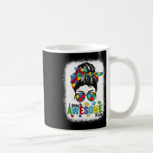 Taza De Café Enseño a niños increíbles conciencia de autismo de