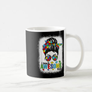Taza De Café Enseño a niños increíbles conciencia de autismo de