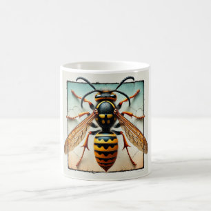 Taza De Café Ensign Wasp 010924IREF216 - Watercolor
