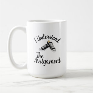 Taza De Café Entiendo el regalo de la concentración azul del vo