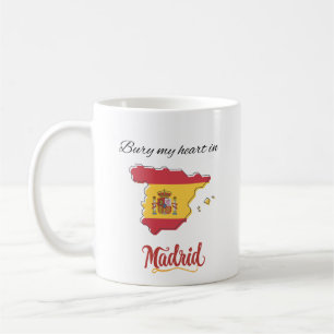Taza De Café Entierra mi corazón en Madrid