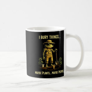 Taza De Café Entierro cosas tal vez plantas tal vez gente rana