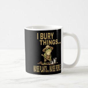 Taza De Café Entierro cosas tal vez plantas tal vez gente rana