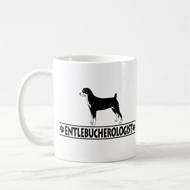 Taza De Café Entlebucher humorístico (Izquierda)