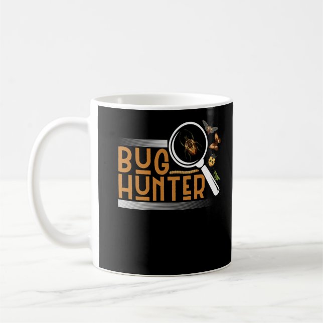 Taza De Café Entomólogo Bug Hunter Insecciona a divertida biólo (Izquierda)
