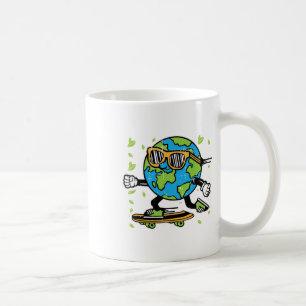 Taza De Café Entorno de naturaleza ambiental del Día de la Tier