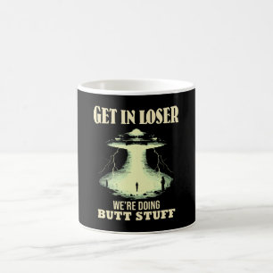Taza De Café Entra Perdedor - Estamos Haciendo Cosas de Trasero
