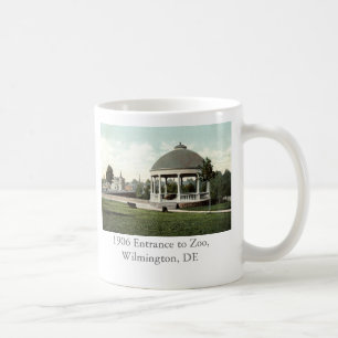 Taza De Café Entrada 1906 al parque zoológico, Wilmington, DE