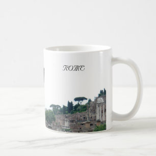 Taza De Café Entrada romana de las ruinas en Roma Italia