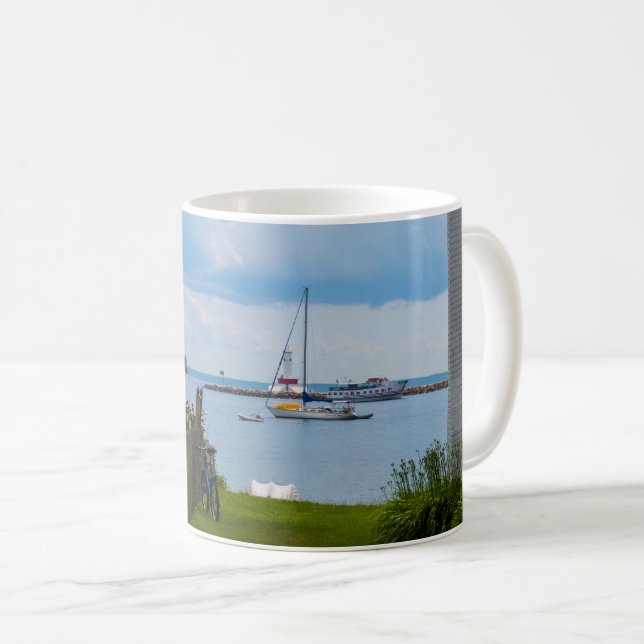 Taza De Café Entre Casas Café Mug (Anverso derecho)