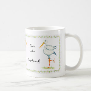 Taza De Café Entrega de la cigüeña