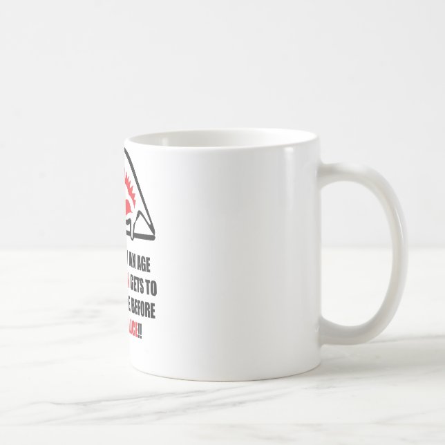 Taza De Café Entrega de la pizza (Derecha)