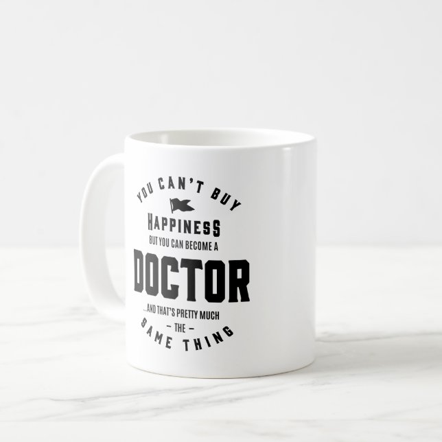 Taza De Café Entrega de título de trabajo de médica (Anverso izquierdo)