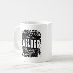 Taza De Café Entrega de títulos de trabajo de soldadura