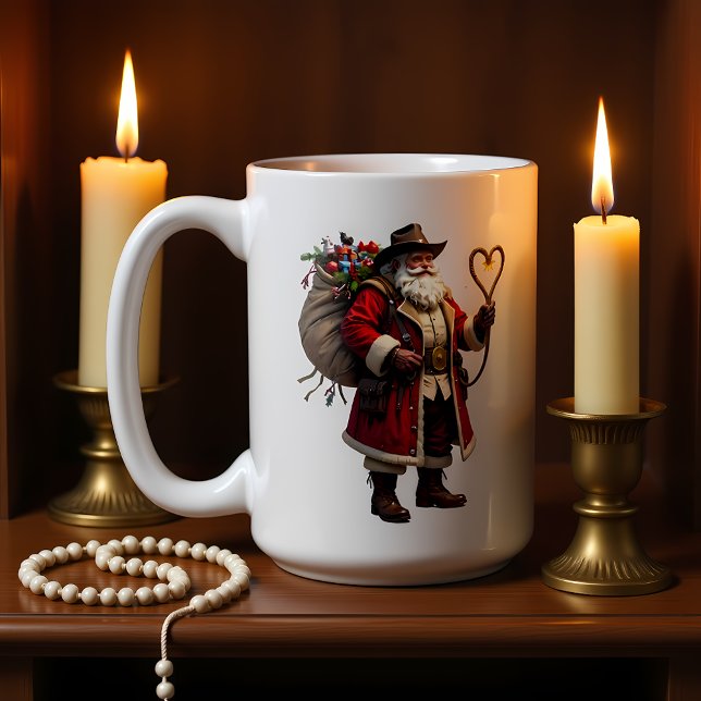 Taza De Café Entrega del corazón atado de Santa (Subido por el creador)