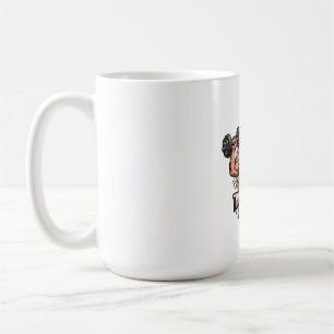Taza De Café Entrena Tu Cerebro Fuerte Mente Muscular Sobre Mús