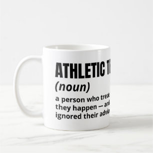 Taza De Café Entrenador atlético divertida definición Café Mug