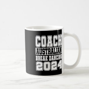 Taza De Café Entrenador australiano de baile en pausa, divertid