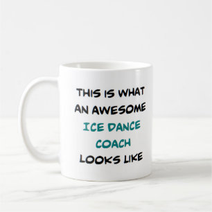 Taza De Café entrenador de baile de hielo, impresionante