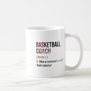 Taza De Café Entrenador De Baloncesto Como Un Entrenador Normal