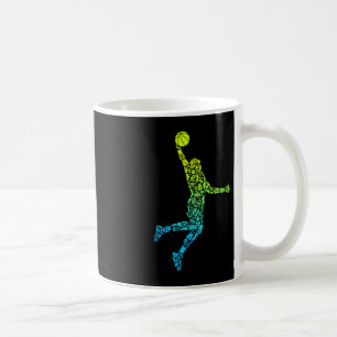Taza De Café Entrenador de baloncesto Dunking Kids Hombres Balo