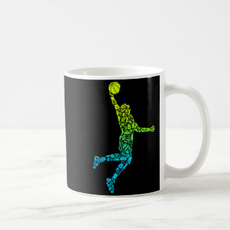 Taza De Café Entrenador de baloncesto hundiendo niños hombres b