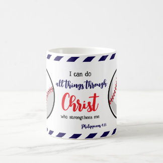 Taza De Café Entrenador de béisbol y sóftbol de Fe Deportes Fil