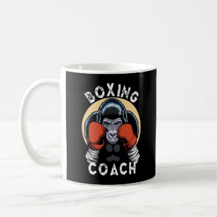 Taza De Café Entrenador de boxeo de gorila - Entrenador deporti