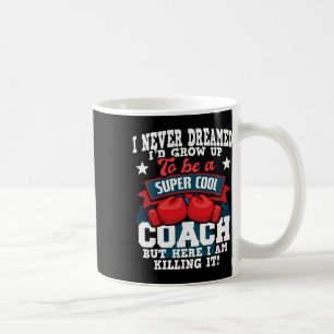 Taza De Café Entrenador de Boxeo - Kickboxing Kickboxer Gimnasi